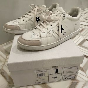 White Dior Star Sneakers